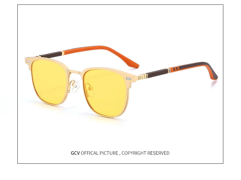 3 in 1 Rectangle Polarized and Optical Sunglasses Set