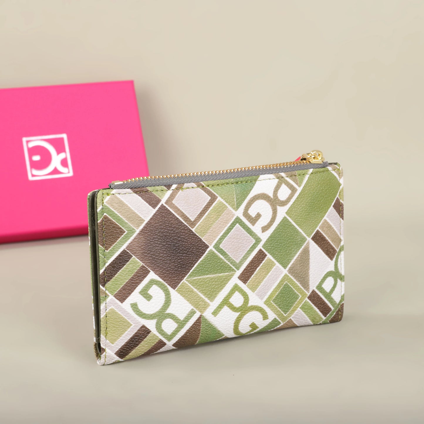 PVC Long Zipper Wallet – Elegant and Spacious Organizer