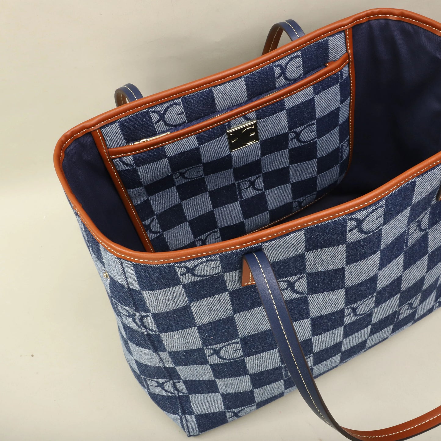 Printed Large Capacity Tote – Fashion Travel & Business Handbag