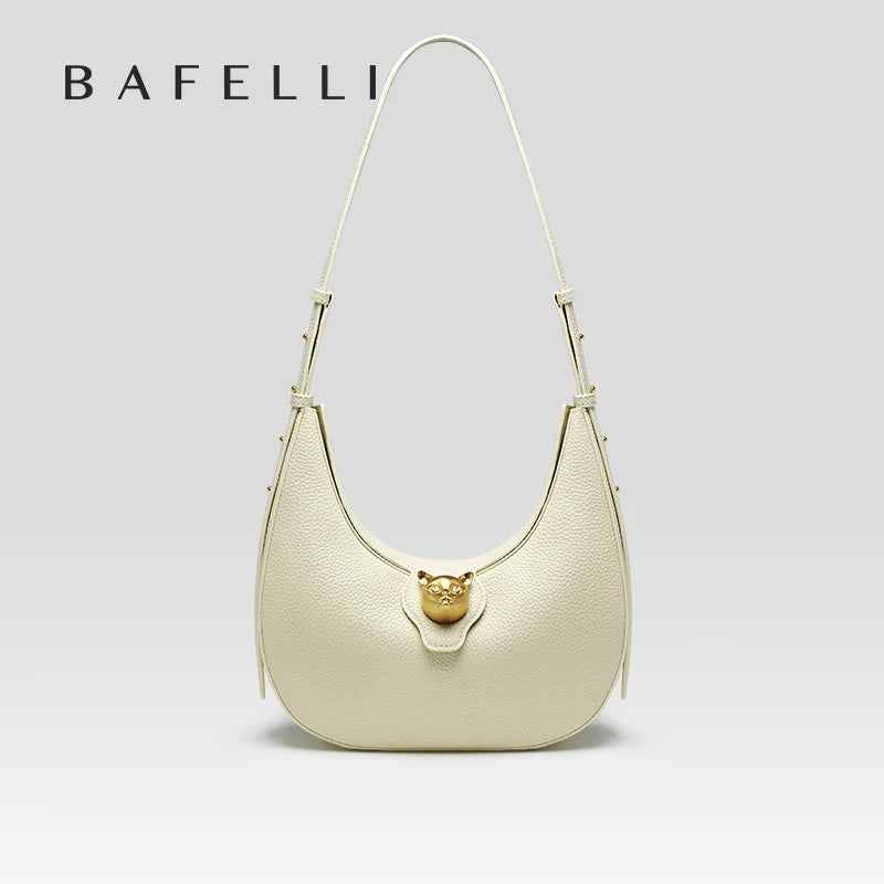 Patchwork Genuine Leather Hobo Shoulder and Crossbody Bag