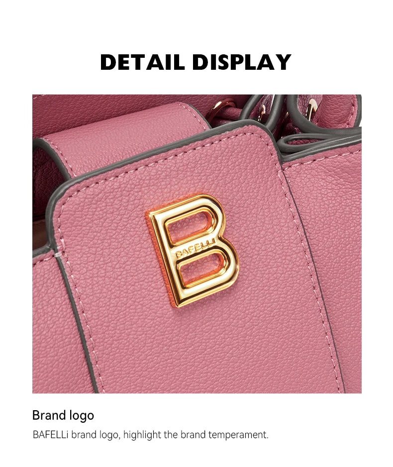 Soft Split Leather Bucket Bag – Casual Flap Shoulder Style