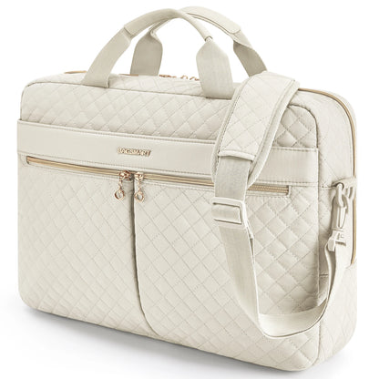 Nylon Structured Laptop Briefcase and Shoulder Bag
