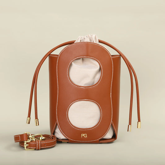 Hollow Design Crossbody Bag – Luxury TPU Bucket Shoulder Bag