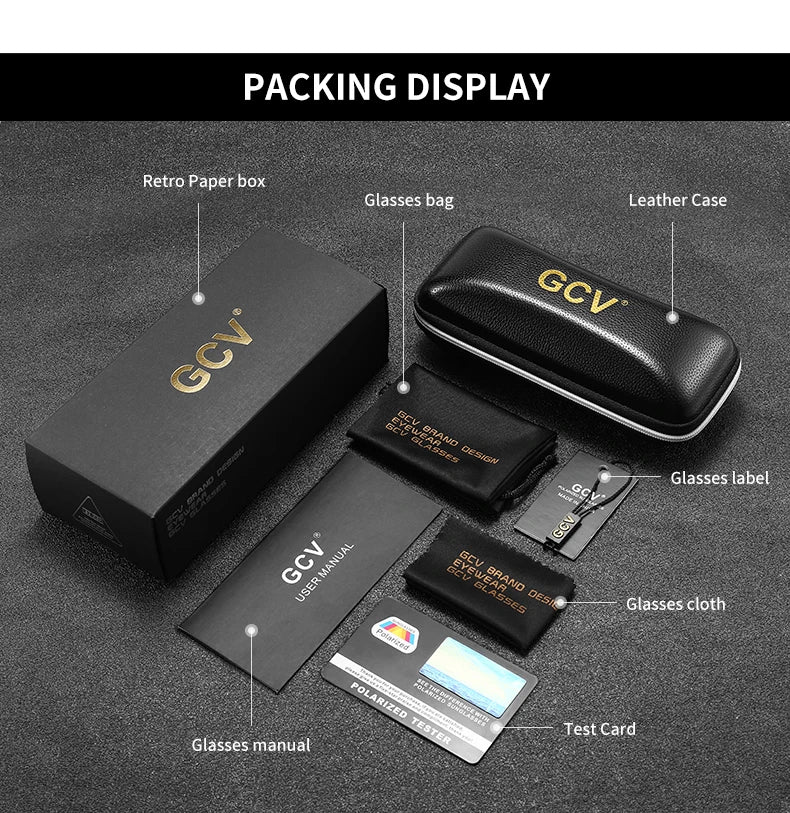 Rectangle Acetate Polarized Vacation Sunglasses