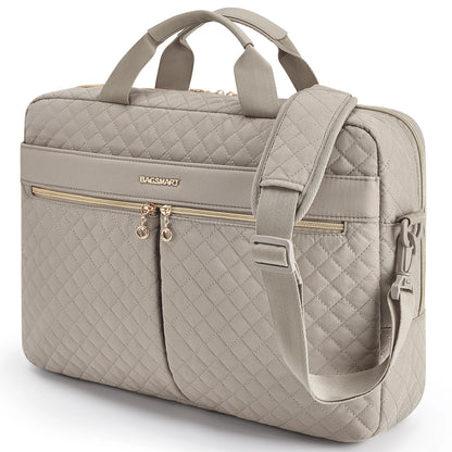 Nylon Structured Laptop Briefcase and Shoulder Bag