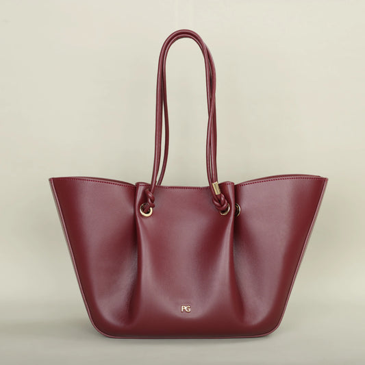 Large Capacity PU Shoulder Bag – Classic Multifunction Tote
