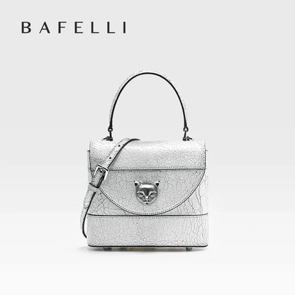 Cracked Genuine Leather Mini Bucket Bag – Cat Head Vintage Crossbody