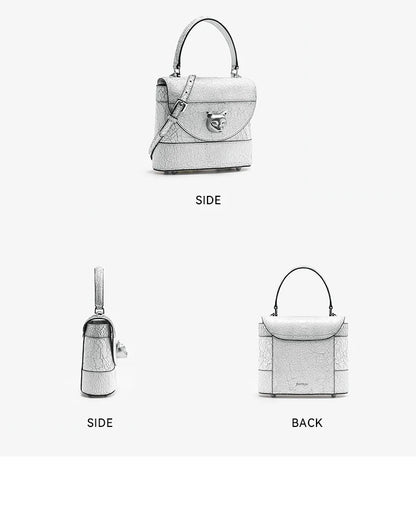 Cracked Genuine Leather Mini Bucket Bag – Cat Head Vintage Crossbody