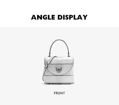 Cracked Genuine Leather Mini Bucket Bag – Cat Head Vintage Crossbody