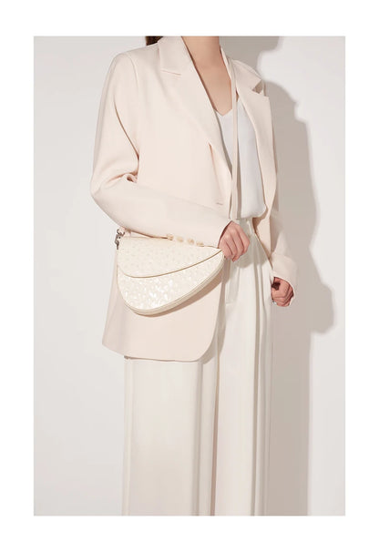 Genuine Leather Saddle Crossbody and Shoulder Bag