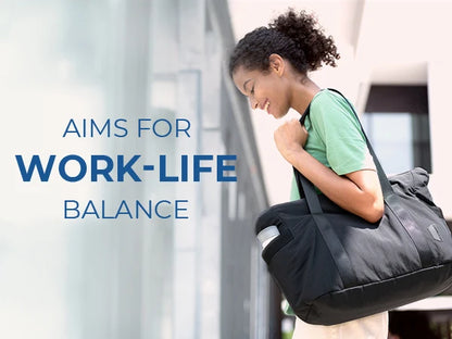 Milk Cotton Yoga Strap Tote Bag