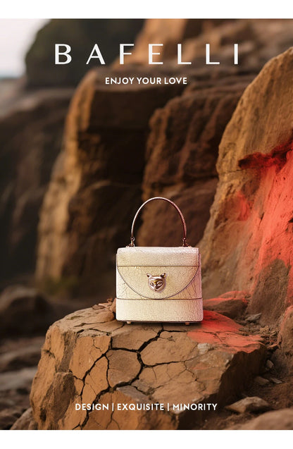 Cracked Genuine Leather Mini Bucket Bag – Cat Head Vintage Crossbody