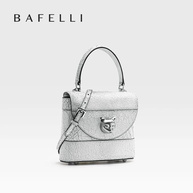 Cracked Genuine Leather Mini Bucket Bag – Cat Head Vintage Crossbody