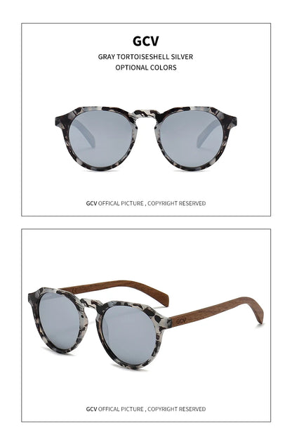 Wooden Butterfly Polarized Sunglasses