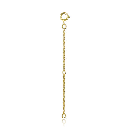 Gold Plated Sterling Silver Extension Chain – Adjustable Length