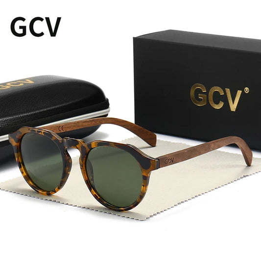 Wooden Butterfly Polarized Sunglasses