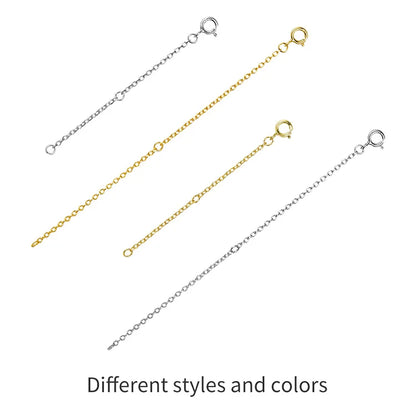 Gold Plated Sterling Silver Extension Chain – Adjustable Length
