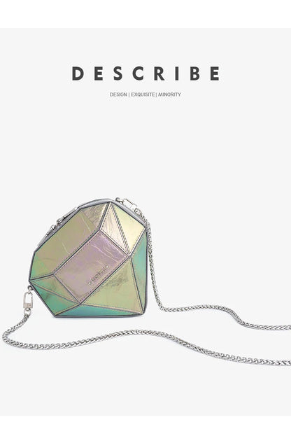 Mini Genuine Leather Clutch – Y2K Fantasy Style
