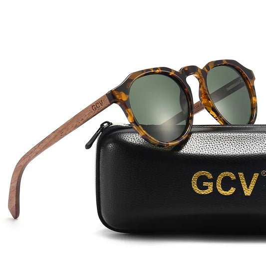 Wooden Butterfly Polarized Sunglasses