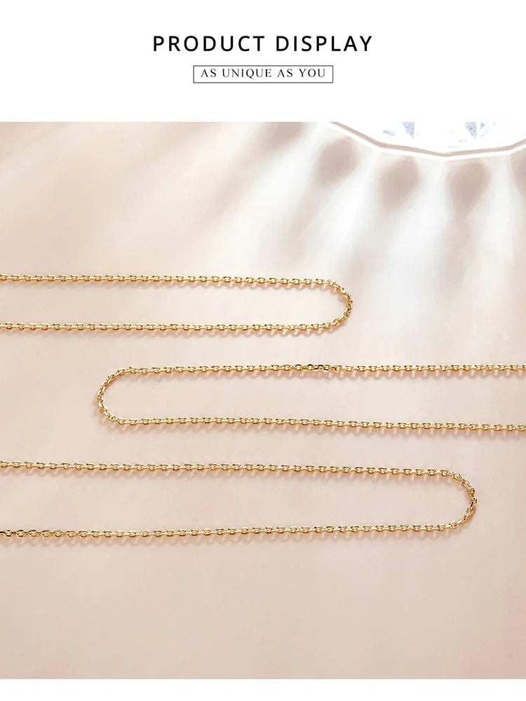 Sterling Silver Adjustable Chain Necklace – Lobster Clasp