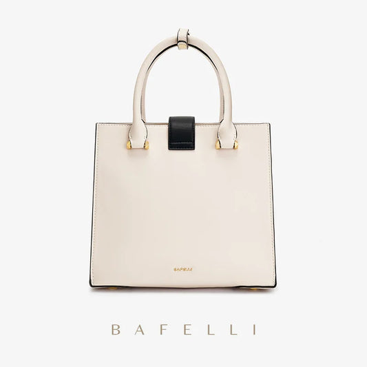 Split Leather Business Tote Bag