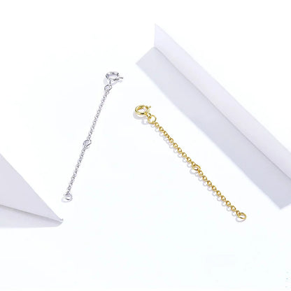 Gold Plated Sterling Silver Extension Chain – Adjustable Length
