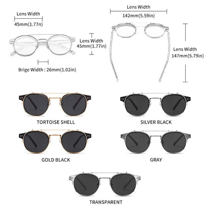 Acetate Butterfly Polarized Sunglasses