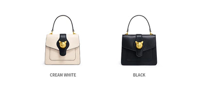 Split Leather Doctor Shoulder and Crossbody Bag