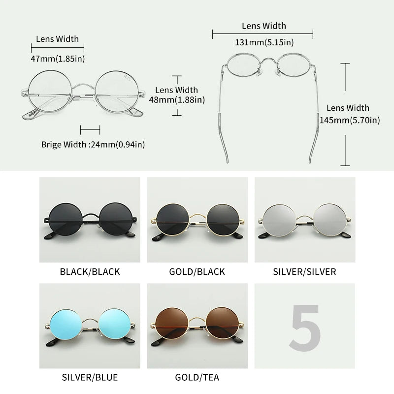 Copper Circular Polarized Sunglasses