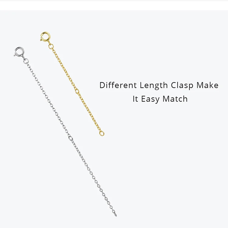 Gold Plated Sterling Silver Extension Chain – Adjustable Length