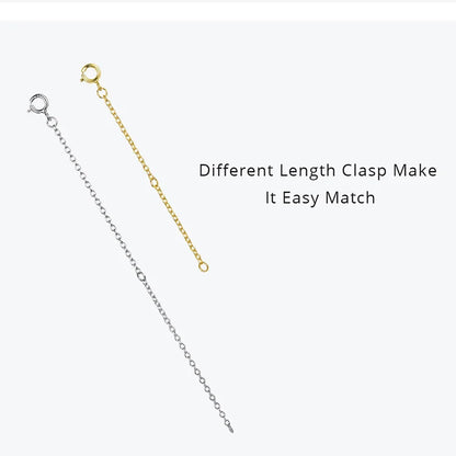 Gold Plated Sterling Silver Extension Chain – Adjustable Length