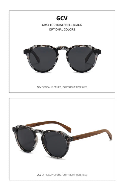 Wooden Butterfly Polarized Sunglasses