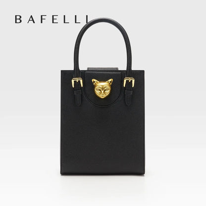 Elegant Genuine Leather Mini Crossbody and Tote Bag