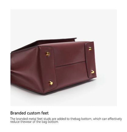 Genuine Leather Fashion Tote Bag
