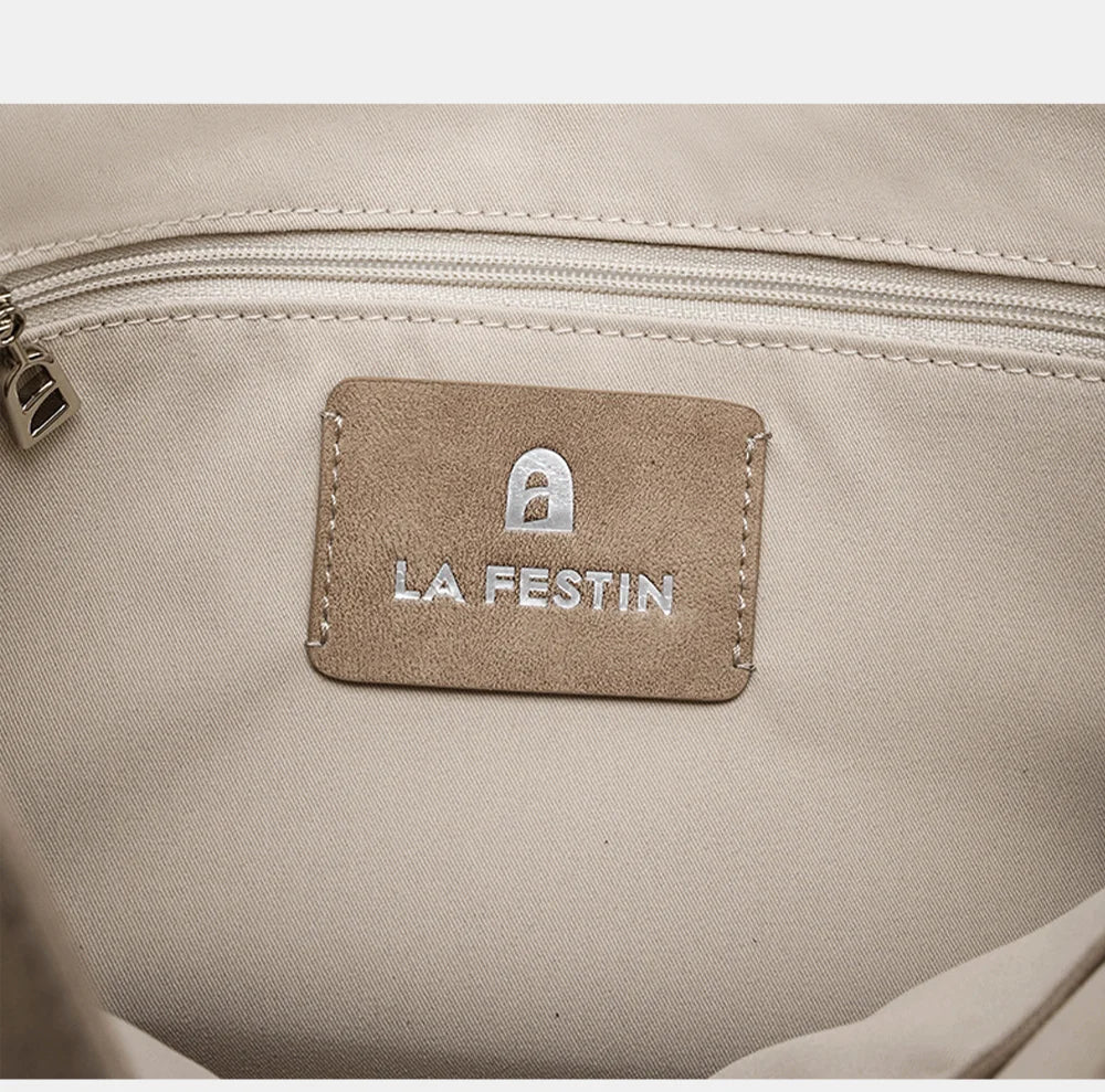 Genuine Leather Structured Tote Bag