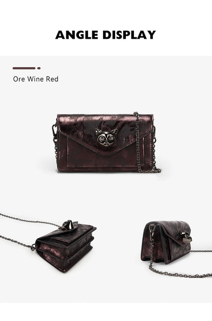 Genuine Leather Mini Crossbody and Shoulder Bag