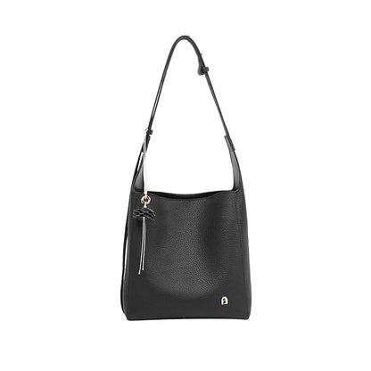 Soft Genuine Leather Bucket Bag