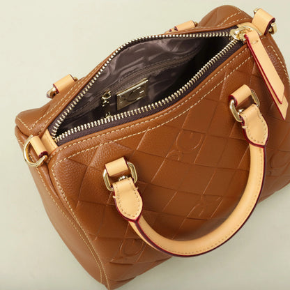 PU Leather Bucket Shoulder Bag