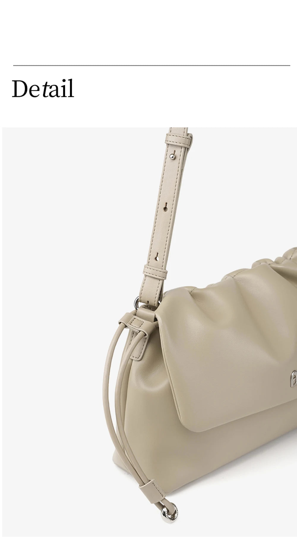 Split Leather Soft Shoulder and Crossbody Bag