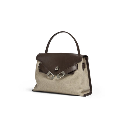 Microfiber Synthetic Leather Shoulder and Crossbody Tote