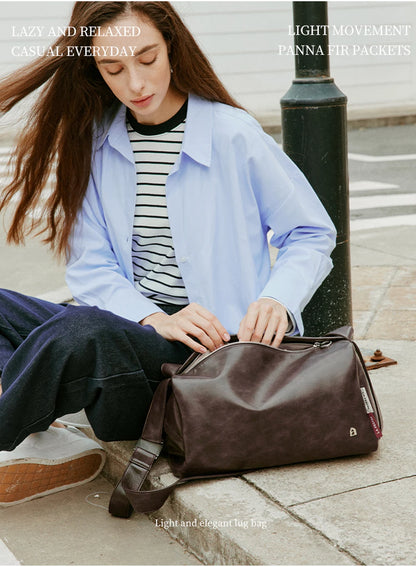 Genuine Leather Soft Tote Shoulder Bag