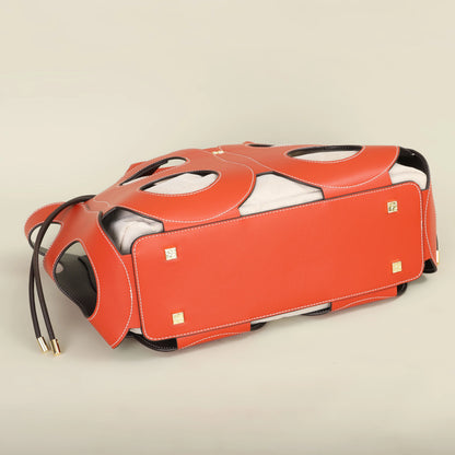 Luxury Hollow Design TPU Bucket Shoulder Bag