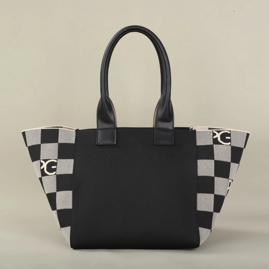 Structured Polyester Decorative Tote Bag