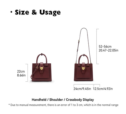 Genuine Leather Fashion Tote Bag
