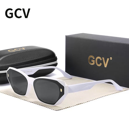 Acetate Cat Eye Polarized Sunglasses