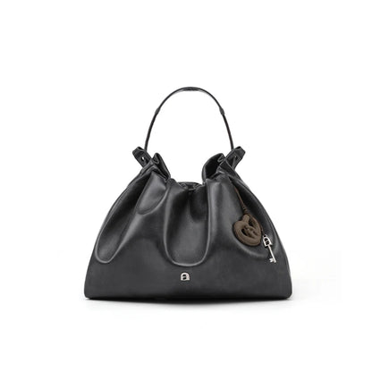 Genuine Leather Shoulder and Crossbody Tote