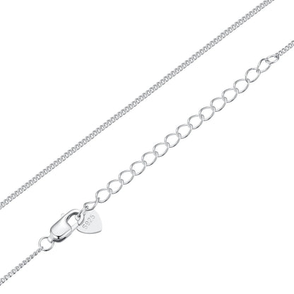 Sterling Silver Adjustable Chain Necklace – Lobster Clasp