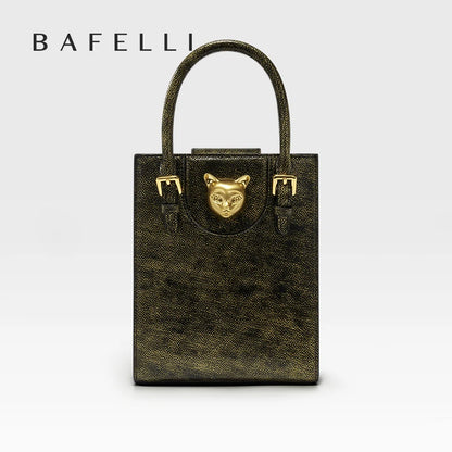 Elegant Genuine Leather Mini Crossbody and Tote Bag