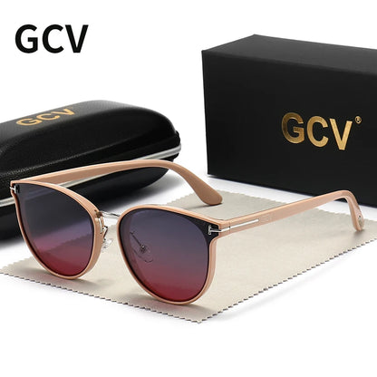 Polycarbonate Cat Eye Polarized Sunglasses