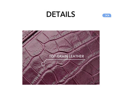 Genuine Leather Bucket Bag – Animal Print Style